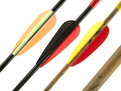 Flechas de fibra de vidrio