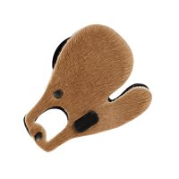 BEARPAW Dactilera con pelo de becerro y separador de dedos