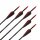 !!Consejo!! TropoSPHERE Flecha de fibra de vidrio con fletching estándar - 24 pulgadas