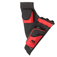 elTORO Carcaj de Cintura SPORT DELUXE 1 con 2 bolsillos y 3 tubos