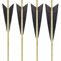 Plumas naturales: 4 pulgadas Indian Style
