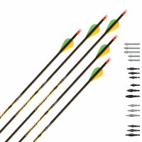 Flecha Completa | GOLD TIP Hunter Pro Negro - Carbono