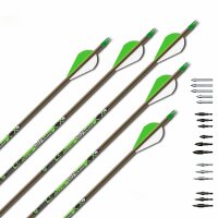 Flecha Completa | GOLD TIP Hunter XT Negro - Carbono