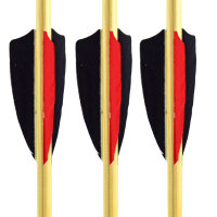 4 Zoll - 3-er Befiederung