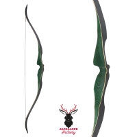 JACKALOPE - Malachite+ - 60 pulgadas - One Piece Recurve Bow - 30-60 lbs