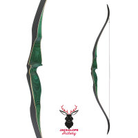 JACKALOPE - Malachite+ - 60 pulgadas - One Piece Recurve Bow - 30-60 lbs