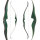 JACKALOPE - Malachite+ - 60 pulgadas - One Piece Recurve Bow - 30-60 lbs