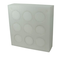 STRONGHOLD Professional 1 - 80x80x20 cm - con 9 centros...