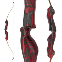 JACKALOPE - Red Beryl - 64 Zoll - Classic Recurvebogen Take Down - 25-50 lbs