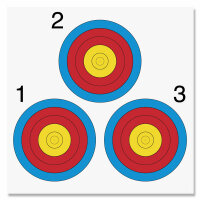 Diana - FITA triangle rest 40 cm - LAS VEGAS - con hilos...