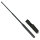 Bastón telescópico de acero con empuñadura de goma - 16 pulgadas - incl. funda
