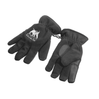 elTORO Guantes de forro polar negro - par