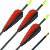 41-55 lbs | Flecha de carbono | LithoSPHERE Black - con plumas | Spine 400 | 32 pulgadas