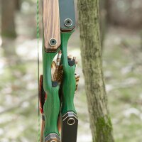 JACKALOPE - Malachite - 60 pulgadas - 30-60 lbs - Arco Recurvo o Híbrido Take Down