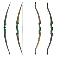JACKALOPE - Malachite - 60 pulgadas - 30-60 lbs - Arco Recurvo o Híbrido Take Down