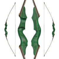 JACKALOPE - Malachite - 60 pulgadas - 30-60 lbs - Arco Recurvo o Híbrido Take Down