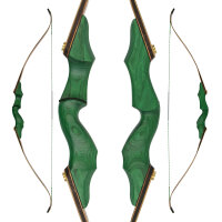 JACKALOPE - Malachite - 60 pulgadas - 30-60 lbs - Arco Recurvo o Híbrido Take Down