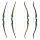 JACKALOPE - Malachite - 60 pulgadas - 30-60 lbs - Arco Recurvo o Híbrido Take Down
