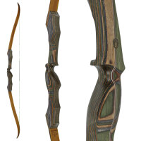 JACKALOPE - Tourmaline - 64 pulgadas - Classic Recurve Bow Take Down - 25-50 lbs