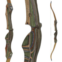 JACKALOPE - Tourmaline - 64 pulgadas - Classic Recurve Bow Take Down - 25-50 lbs