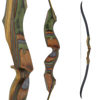 JACKALOPE - Tourmaline - 62 pulgadas - Arco Recurvo Refinado Take Down - 20-50 lbs
