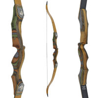 JACKALOPE - Tourmaline - 62 pulgadas - Arco Recurvo Refinado Take Down - 20-50 lbs