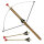 HOLZKÖNIG ballesta con 3 flechas