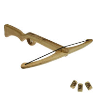 HOLZKÖNIG Ballesta de corcho grande con 3 corchos