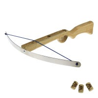 HOLZK&Ouml;NIG Ballesta grande de corcho con estribo de...