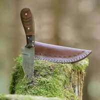 elTORO Cuerno de Nogal - Damasco - Cuchillo de caza -...