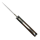 elTORO Walnut Horn - Damast - Jagdmesser - 9,5cm - inkl. Lederscheide