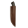 elTORO Cuerno de Búfalo - Damasco - Cuchillo de caza - 10cm - incl. funda de cuero