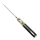 elTORO Cuerno de Búfalo - Damasco - Cuchillo de caza - 10cm - incl. funda de cuero