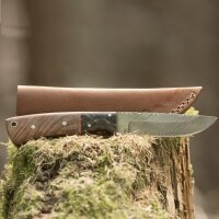 elTORO Cuerno de Nogal - Damasco - Cuchillo de caza -...