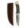 elTORO Hueso de Búfalo - Damasco - Cuchillo de caza - 11cm - incl. funda de cuero