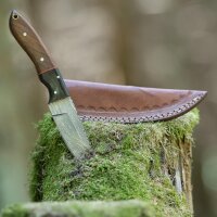 elTORO Cuerno de Nogal - Damasco - Cuchillo de caza -...