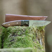 elTORO Cuerno de Nogal - Damasco - Cuchillo de caza -...