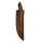 elTORO Walnut Horn - Damast - Jagdmesser - 10cm - inkl. Lederscheide