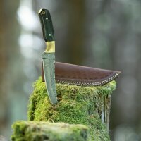 elTORO Cuerno de latón - Damasco - Cuchillo de...
