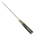 elTORO Cuerno de latón - Damasco - Cuchillo de caza - 14cm - incl. funda de cuero