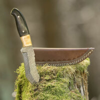 elTORO Cuerno de latón - Damasco - Cuchillo de...