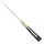 elTORO Cuerno de latón - Damasco - Cuchillo de caza - 12,3cm - incl. funda de cuero