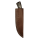 elTORO Steel Horn - Damast - Jagdmesser - 10cm - inkl. Lederscheide
