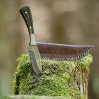 elTORO Cuerno de acero - Damasco - Cuchillo de caza -...