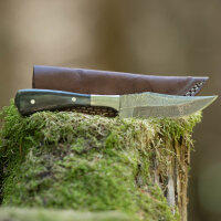 elTORO Cuerno de acero - Damasco - Cuchillo de caza -...