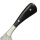 elTORO Cuerno de acero - Damasco - Cuchillo de caza - 10cm - incl. funda de cuero