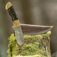 elTORO Doble cuerno de latón - Damasco - Cuchillo...
