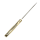 elTORO Hueso de latón doble - Damasco - Cuchillo de caza - 13cm - incl. funda de cuero