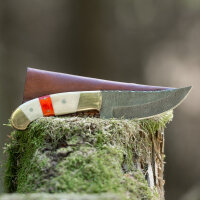 elTORO Doble cuerno de latón - Damasco - Cuchillo...