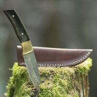 elTORO Cuerno de latón - Damasco - Cuchillo de...
